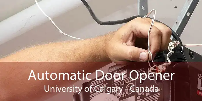 Automatic Door Opener University of Calgary - Canada