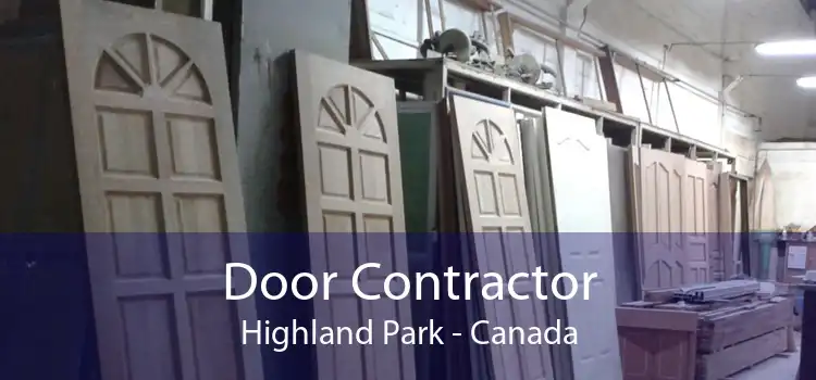 Door Contractor Highland Park - Canada