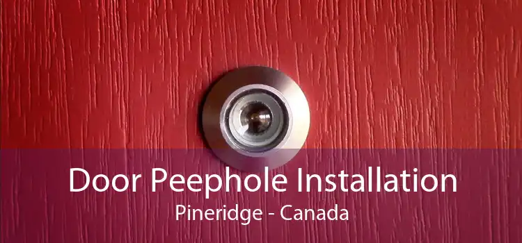 Door Peephole Installation Pineridge - Canada