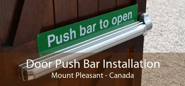 Door Push Bar Installation Mount Pleasant - Canada