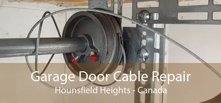 Garage Door Cable Repair Hounsfield Heights - Canada