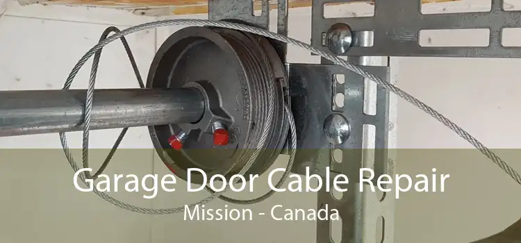Garage Door Cable Repair Mission - Canada