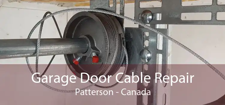 Garage Door Cable Repair Patterson - Canada