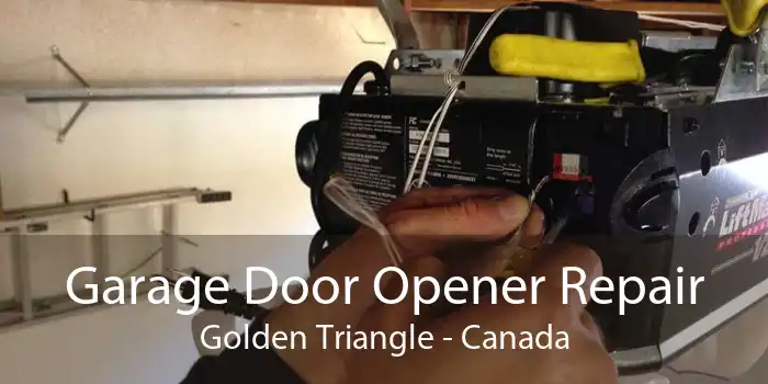 Garage Door Opener Repair Golden Triangle - Canada