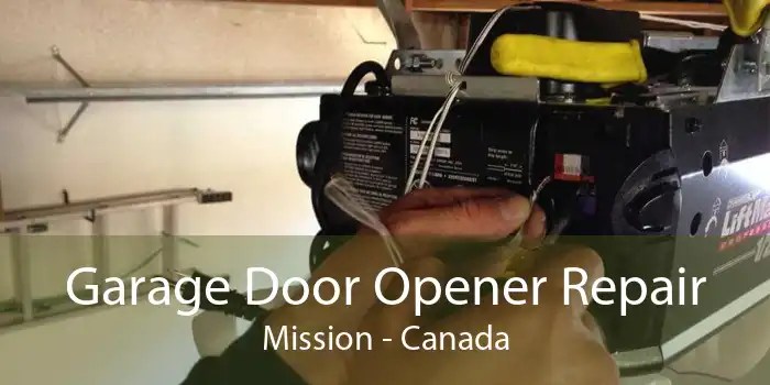 Garage Door Opener Repair Mission - Canada