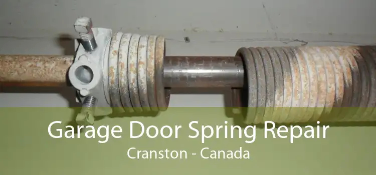 Garage Door Spring Repair Cranston - Canada