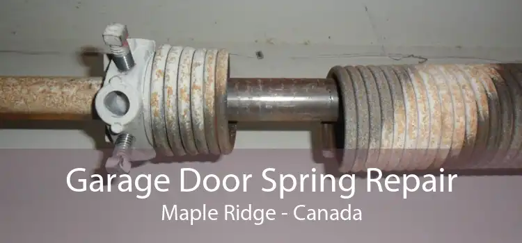 Garage Door Spring Repair Maple Ridge - Canada