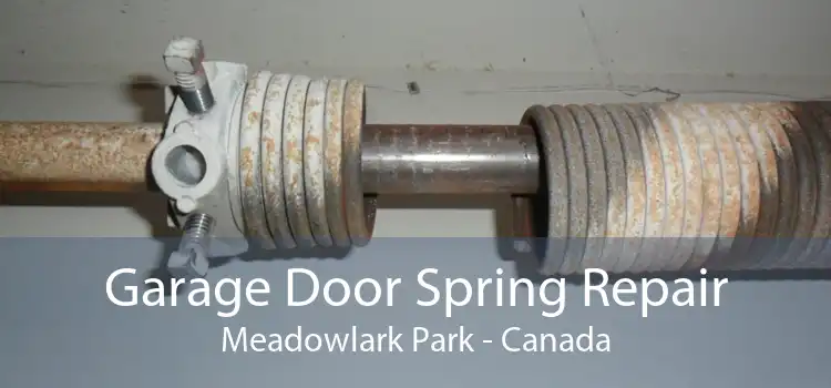 Garage Door Spring Repair Meadowlark Park - Canada