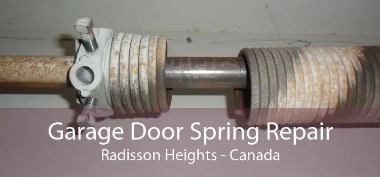 Garage Door Spring Repair Radisson Heights - Canada