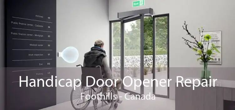 Handicap Door Opener Repair Foothills - Canada