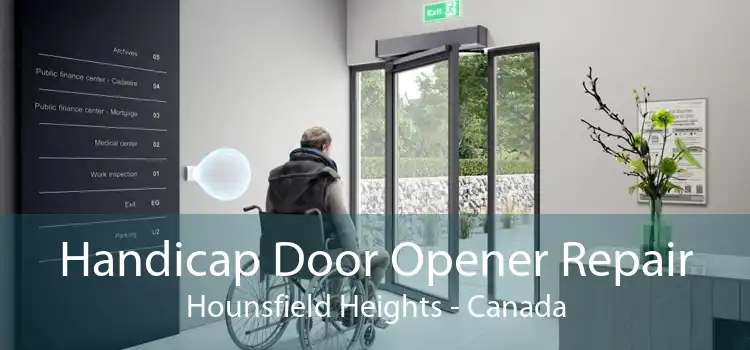 Handicap Door Opener Repair Hounsfield Heights - Canada