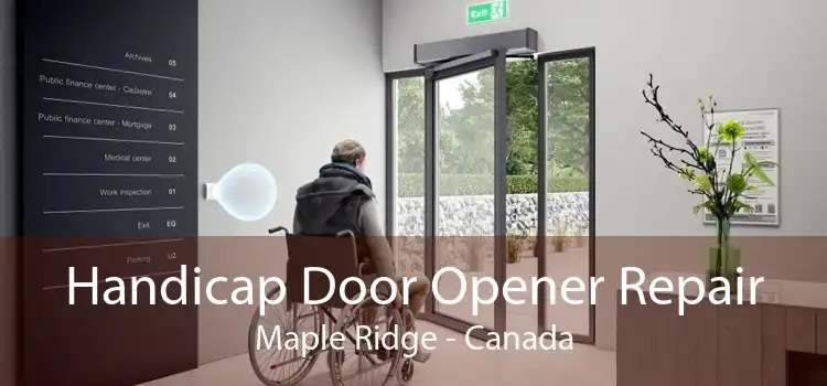 Handicap Door Opener Repair Maple Ridge - Canada