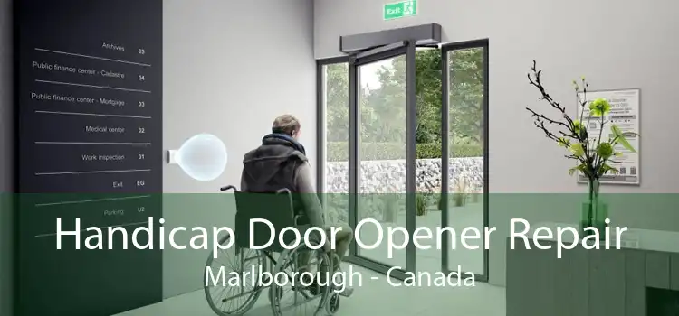 Handicap Door Opener Repair Marlborough - Canada