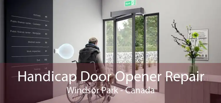 Handicap Door Opener Repair Windsor Park - Canada