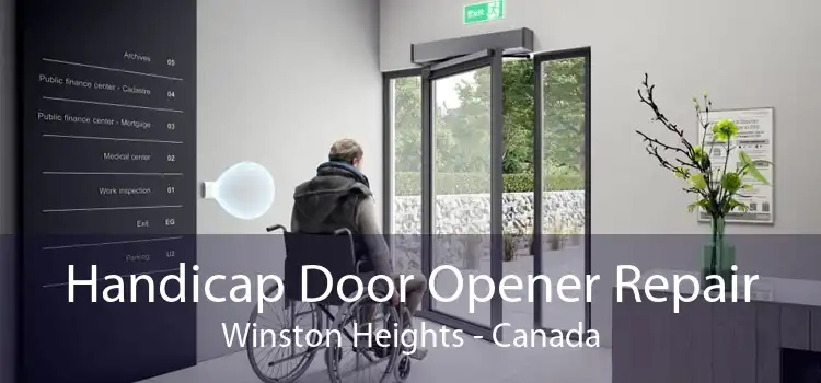 Handicap Door Opener Repair Winston Heights - Canada