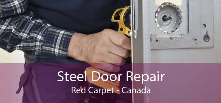 Steel Door Repair Red Carpet - Canada