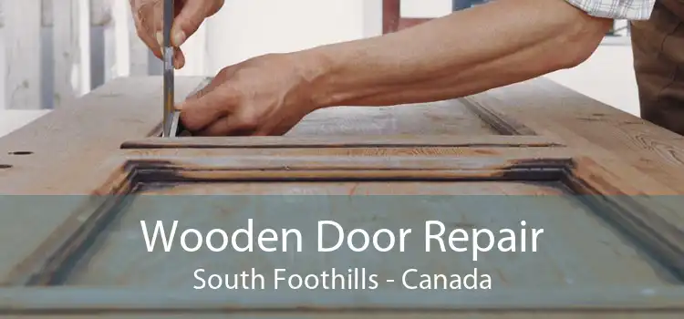 Wooden Door Repair South Foothills - Canada